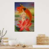 Poster Peinture de Koi par Premium Karl (Cuisine)