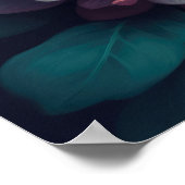 Poster Peinture de la fleur proche (Coin)