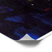 Poster Peinture de la ligne aérienne de Houston (Coin)