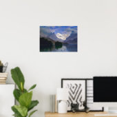 Poster Peinture de la montagne de Bierstadt (Bureau à domicile)