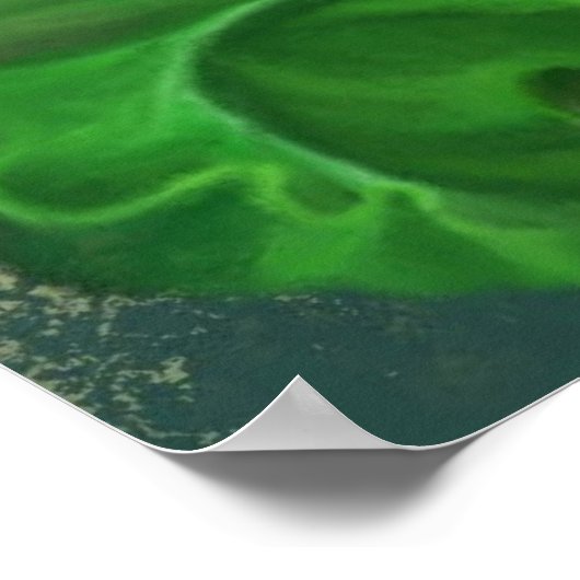 Poster Peinture de l'affiche de Calla Lily (Coin)