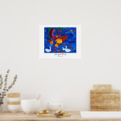 Poster Peinture de l'Alimentation des Canards (Cuisine)