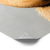 Poster Peinture de lapin de Pâques (Coin)