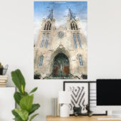Poster Peinture de l'église St Patrick de la renaissance  (Bureau à domicile)