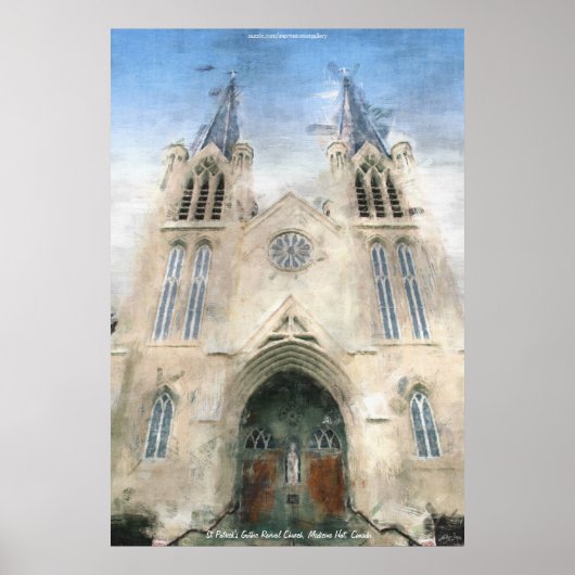 Poster Peinture de l'église St Patrick de la renaissance  (Devant)
