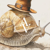 Poster Peinture de l'escargot lunaire Gastropod Mollusk