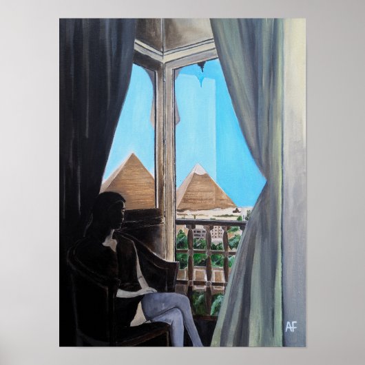 Poster Peinture de l'hôtel Pyramisa par Alfred Fox (Devant)