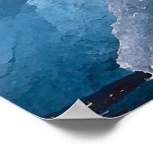 Poster Peinture de l'iceberg de l'Alaska (Coin)