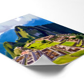 Poster Peinture de Machu Picchu Pérou (Coin)