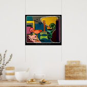 Poster Peinture de 'Mid Century Mod Cocktails' sur un (Cuisine)