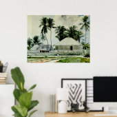 Poster peinture de Nassau, Bahamas (Bureau à domicile)