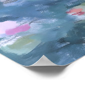 Poster Peinture de nénuphars impressionniste de Claude Mo (Coin)