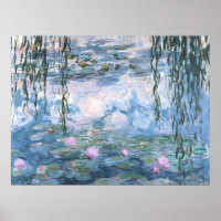 Peinture de nénuphars impressionniste de Claude Mo