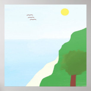 Poster peinture de paysage