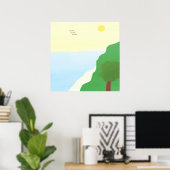 Poster peinture de paysage (Bureau à domicile)