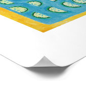 Poster Peinture de préparation de salade (Coin)