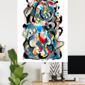 Poster Peinture de rêve galaxie (Bureau à domicile)