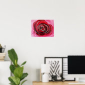 Poster Peinture de rose papillon par Alfred Fox (Bureau à domicile)