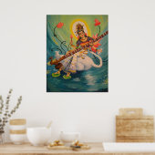 Poster Peinture de Saraswati (Cuisine)
