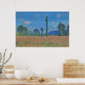Poster Peinture de terrain Monet Poppy (Cuisine)