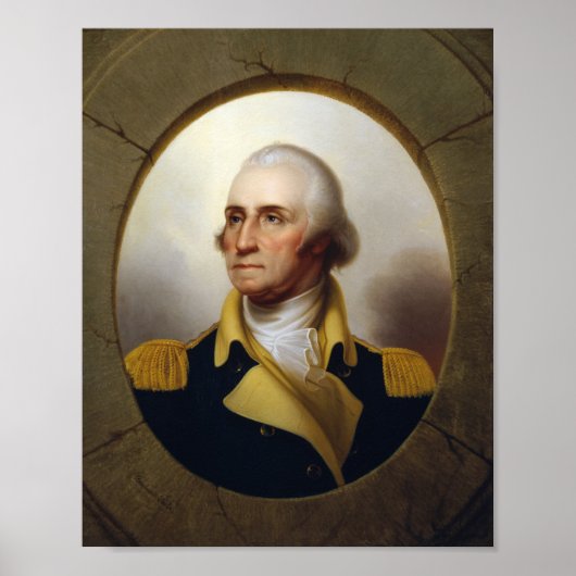 Poster Peinture de thole du général George Washington (Devant)
