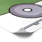 Poster Peinture de toile de train (Coin)