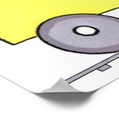 Poster Peinture de toile de train (Coin)