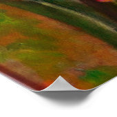 Poster Peinture de tulipes roses et rouges (Coin)