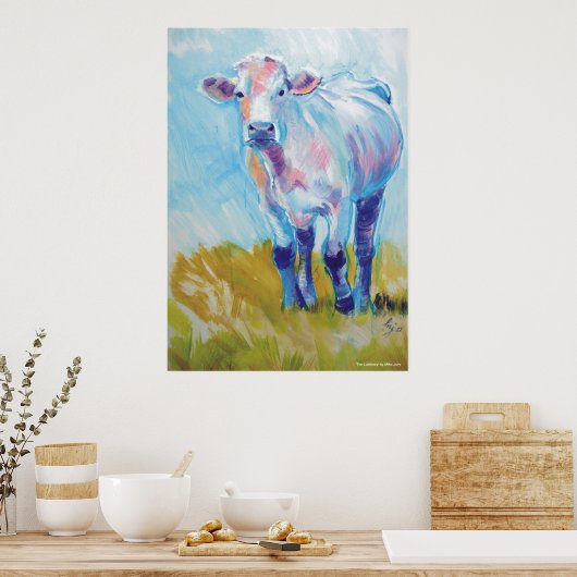 Poster Peinture de vache (Cuisine)
