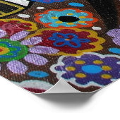 POSTER PEINTURE DE VILLE MEXICAINE (Coin)