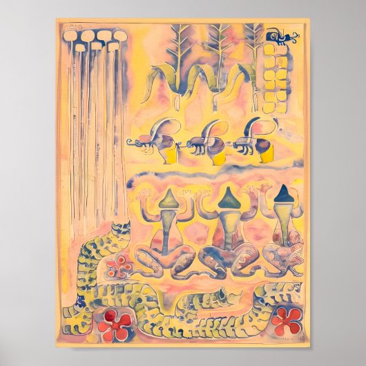 Poster peinture de Walter Anderson (Devant)