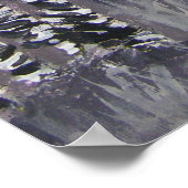 Poster peinture de zèbre (Coin)