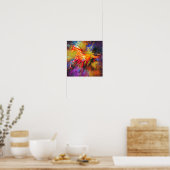 Poster Peinture d'éclaboussure de cheval (Cuisine)
