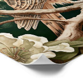 Poster Peinture décorative de hibou (Coin)