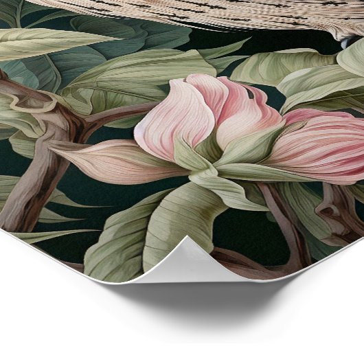 Poster Peinture décorative de hibou (Coin)