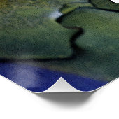 Poster Peinture d'épluchage (Coin)