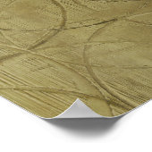 Poster Peinture des cercles liés par Jennifer Goldberger (Coin)