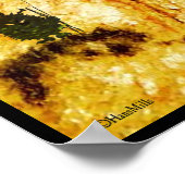 Poster Peinture des grottes de haies (Coin)