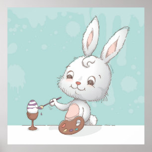 Poster Peinture des oeufs