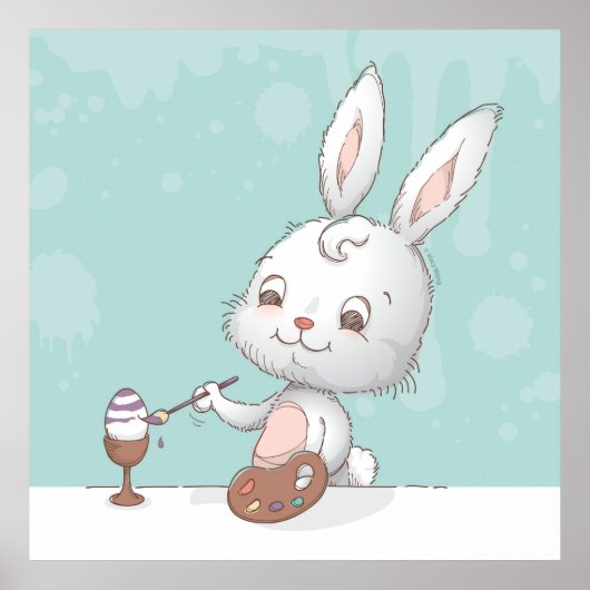 Poster Peinture des oeufs (Devant)