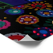 POSTER PEINTURE DES PRISARTS DE LA VILLE DE PUEBLO AU MEX (Coin)