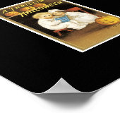 Poster Peinture d'Halloween d'enfants Lire l'histoire de (Coin)