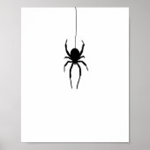 Poster Peinture d'Halloween Spider Hanging Spider Web (Devant)