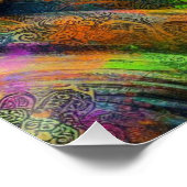 POSTER PEINTURE D'HUILE DE BUDDHA #40 (Coin)