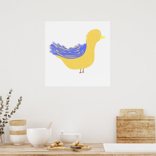Poster peinture d'oiseaux (Cuisine)