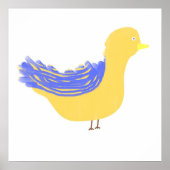 Poster peinture d'oiseaux (Devant)