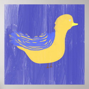 Poster peinture d'oiseaux