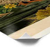 Poster Peinture d'oiseaux de Mallard Duck Audubon (Coin)