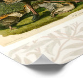 Poster Peinture d'oiseaux sauvages de Turquie Audubon (Coin)