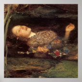 Poster Peinture d'Ophelia (Devant)